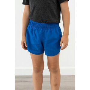 Athletic Works Blue Running Shorts L (12-14) Activewear Girls